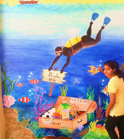 Santa Clara Student Paints Mural at her Former Middle School Santa Clara Student Paints Mural at her Former Middle School