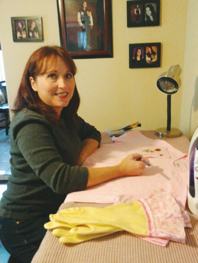 Santa Clara Resident Creates T's for Chemo Patients