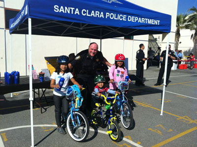 Santa Clara Police Help Bicyclists Prevent Thefts Santa Clara Police Help Bicyclists Prevent Thefts