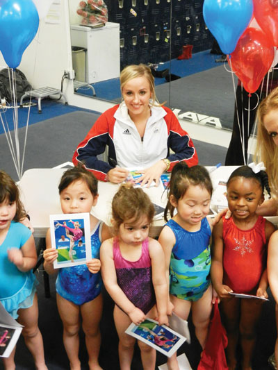 Olympian Visits Airborne