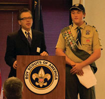 Sharks Coach McLellan Speaks at Scout Breakfast