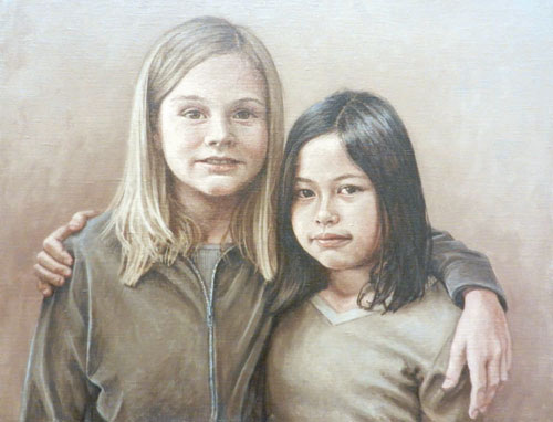 Portraits Seen in Cehrs' Exhibit