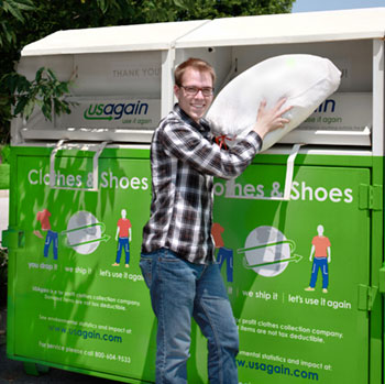 From Recycle to Reuse and Rags-USAgain Keeps Used Textiles Out of Landfills