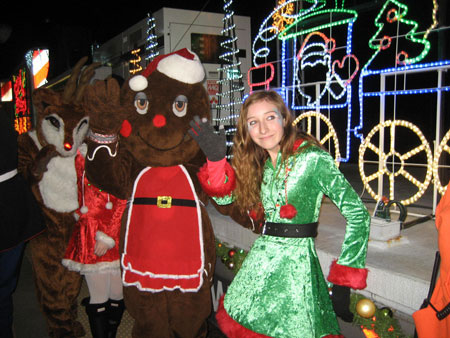 Saturday Night Santa Sighting in Santa Clara