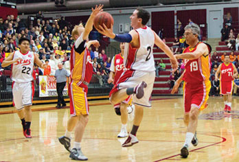 Seminarians Tie Series with Revs at Annual Basketball Game Seminarians Tie Series with Revs at Annual Basketball Game