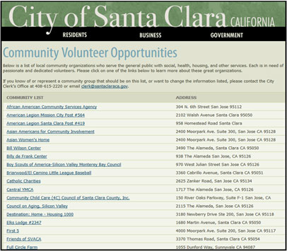City Streamlines Volunteering for Residents With Launch of Community Volunteer Opportunities Website City Streamlines Volunteering for Residents With Launch of Community Volunteer Opportunities Website
