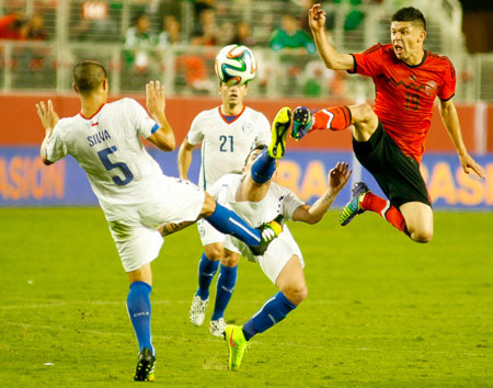 Mexico, Chile Draw in First Friendly at Levi's Mexico, Chile Draw in First Friendly at Levi's