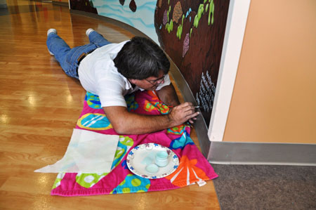 Mural Painted at Kaiser Permanente Santa Clara Pediatrics Waiting Area Mural Painted at Kaiser Permanente Santa Clara Pediatrics Waiting Area