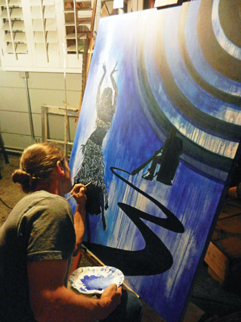 New Show Opens at Studio Bongiorno with Music, Dancing New Show Opens at Studio Bongiorno with Music, Dancing