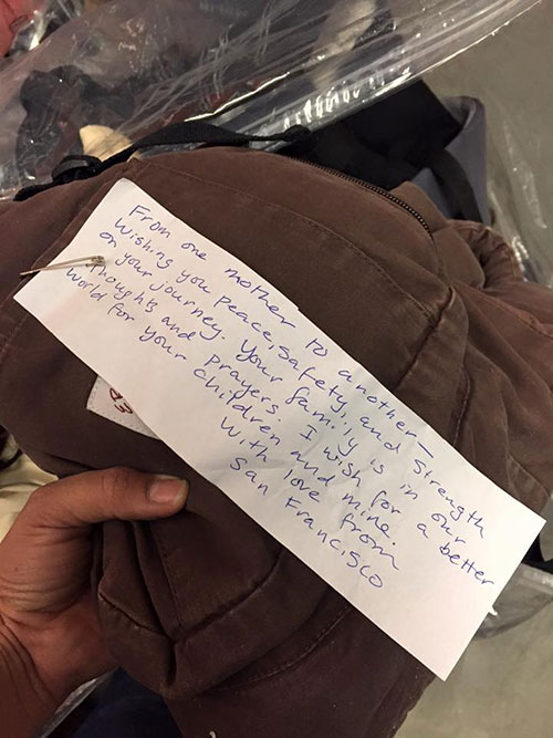 Santa Clara Mothers Volunteer with Baby Carrier Drive for Syrian Refugee Children Santa Clara Mothers Volunteer with Baby Carrier Drive for Syrian Refugee Children