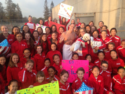 Long-Time Aquamaids, Bill May, Return for World Mixed Pairs Trials