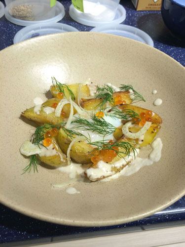 Roots & Rye's Chef Julian Yeo Gives Macy's Cooking Demonstration Roots & Rye's Chef Julian Yeo Gives Macy's Cooking Demonstration