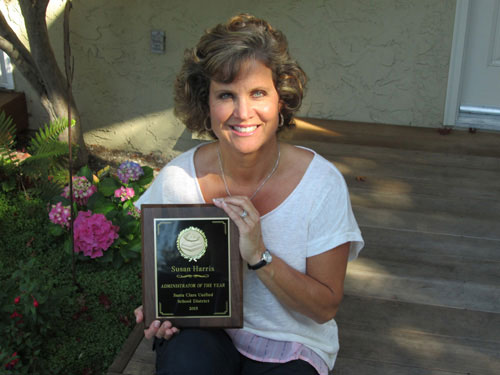 Principal Susan Harris is Named SCUSD's Administrator of the Year Principal Susan Harris is Named SCUSD's Administrator of the Year
