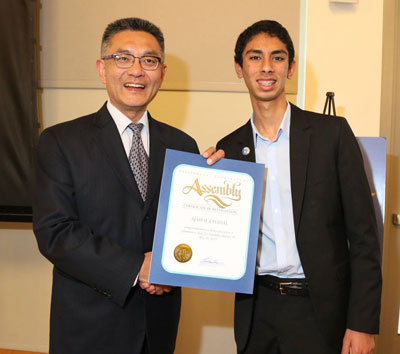 Santa Clara High School Student Wins Community Hero Award Santa Clara High School Student Wins Community Hero Award