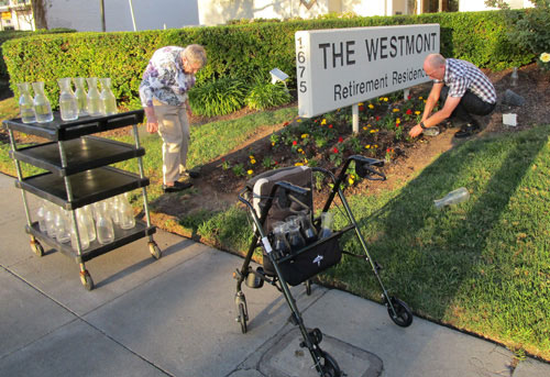 Seniors at The Westmont Helping Save Water Seniors at The Westmont Helping Save Water