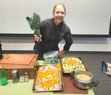 Chef Laura Stec Gives a Fall Cooking Demonstration Chef Laura Stec Gives a Fall Cooking Demonstration