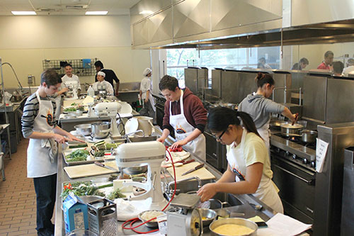 Polenta and Meringues Prepared for Mission College's First Annual Culinary Competition
