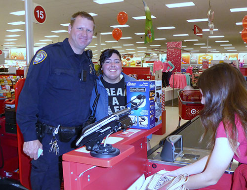 Cops Escort Kids on P.A.L. Holiday Shopping Spree