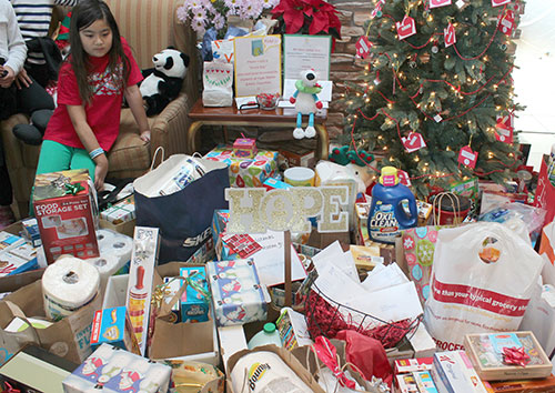 Sutter School Students Bring Holiday Donations to the JW House Sutter School Students Bring Holiday Donations to the JW House
