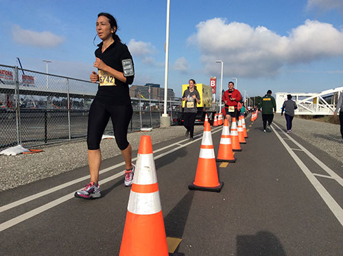 Community Sprints Towards End Zone
