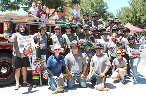 Santa Clara Firefighters Local 1171 Fill the Boot for the Muscular Dystrophy Association