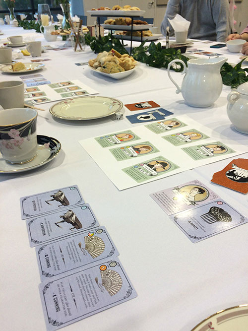 Conversation and Cards Mark Library's Jane Austen Tea Party Conversation and Cards Mark Library's Jane Austen Tea Party