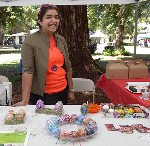 Summer Art Fair in Triton Museum Sculpture Garden