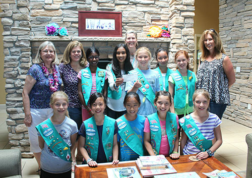 Girl Scout Troop 60028 Donates $1,000 to the JW House Girl Scout Troop 60028 Donates $1,000 to the JW House