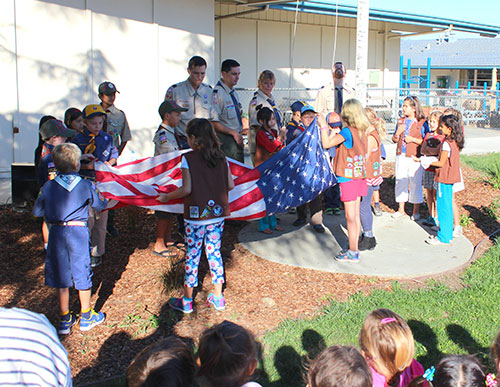 Washington Open Elementary School Remembers 9/11 at Flag Ceremony Washington Open Elementary School Remembers 9/11 at Flag Ceremony