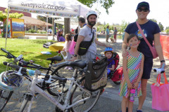 Thousands of families gathered outside the Sunnyvale Community Center on Remington Drive for the annual Hands on the Arts Festival.