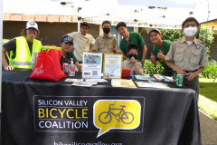Thousands of families gathered outside the Sunnyvale Community Center on Remington Drive for the annual Hands on the Arts Festival.