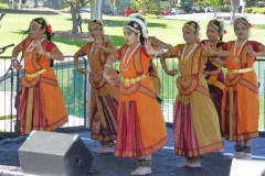 Thousands of families gathered outside the Sunnyvale Community Center on Remington Drive for the annual Hands on the Arts Festival.