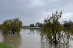 Water levels on the Guadalupe River are very high after a series of storms.
